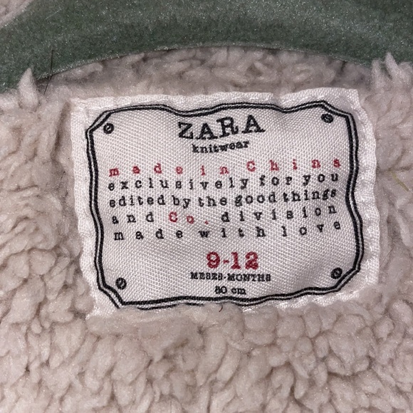 Zara Wool Sherpa Lined Coat - Picture 3 of 3